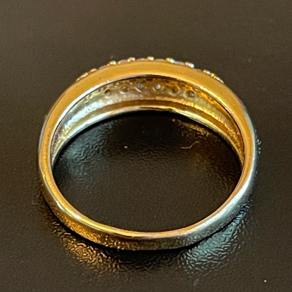 Cute Austrian crystal 18k gold plated ring - Picture 4 of 8